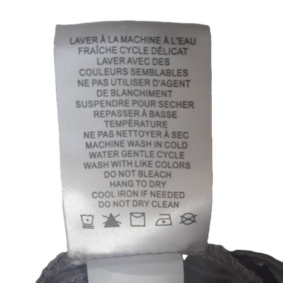 Joie Gray PIntucked Flutter Sleeve Top S Feminine Romantic Office - Picture 10 of 10